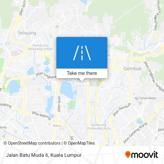 Peta Jalan Batu Muda 6