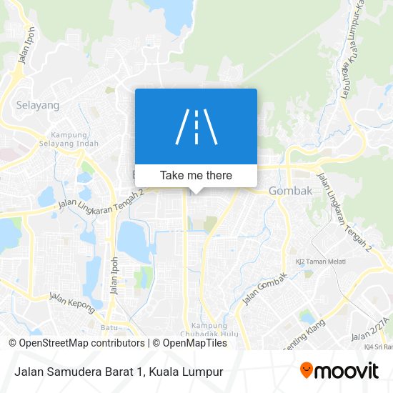 Jalan Samudera Barat 1 map