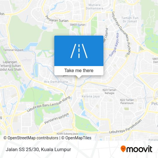 Peta Jalan SS 25/30