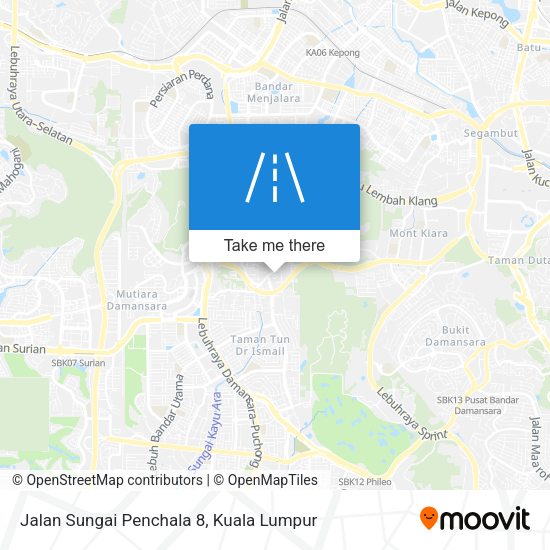 Peta Jalan Sungai Penchala 8