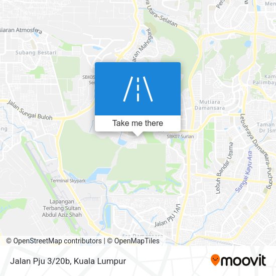 Peta Jalan Pju 3/20b