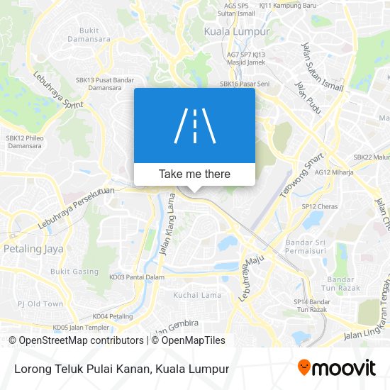 Lorong Teluk Pulai Kanan map