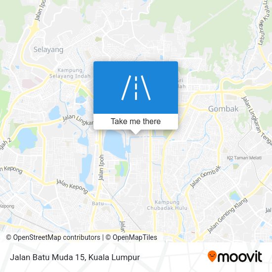 Jalan Batu Muda 15 map
