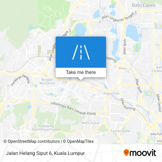 Jalan Helang Siput 6 map