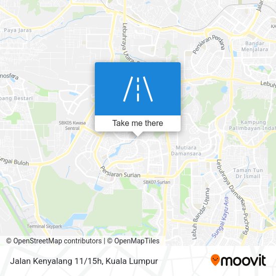 Peta Jalan Kenyalang 11/15h