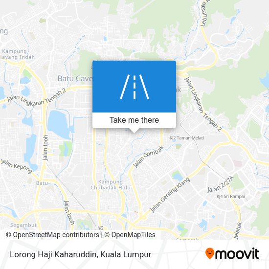 Peta Lorong Haji Kaharuddin