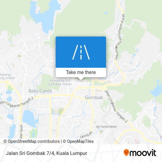 Peta Jalan Sri Gombak 7/4