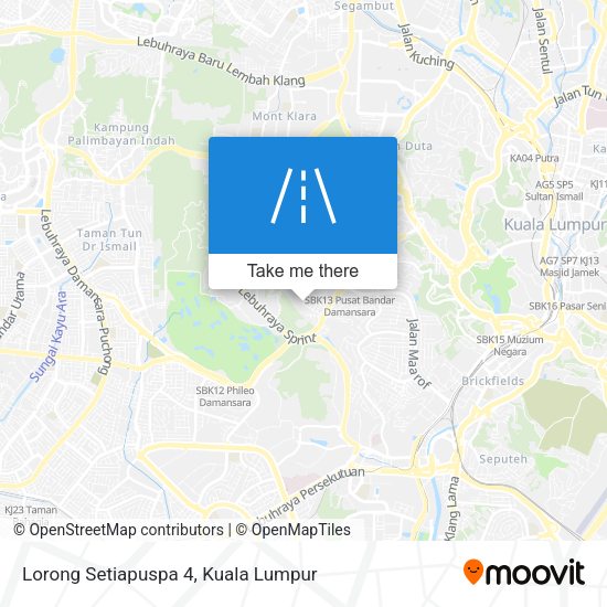 Lorong Setiapuspa 4 map