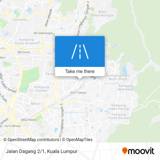 Jalan Dagang 2/1 map