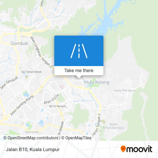 Jalan B10 map