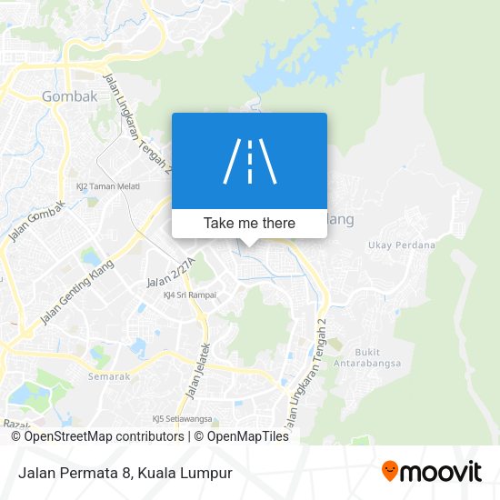 Peta Jalan Permata 8