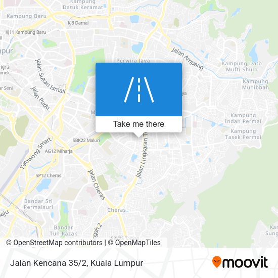 Peta Jalan Kencana 35/2