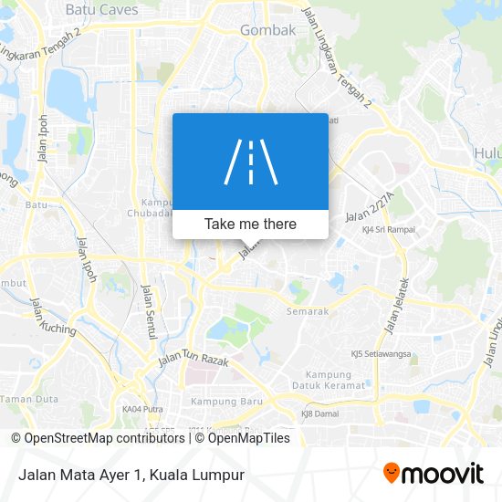 Jalan Mata Ayer 1 map