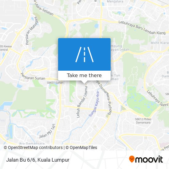 Jalan Bu 6/6 map