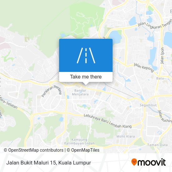 Jalan Bukit Maluri 15 map