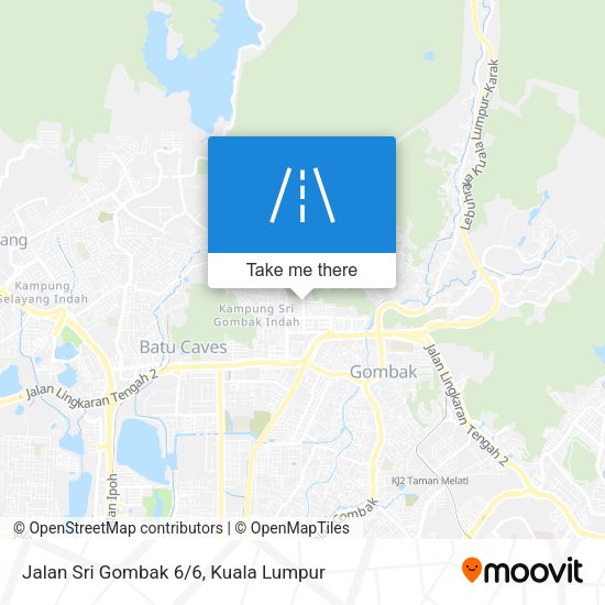 Jalan Sri Gombak 6/6 map