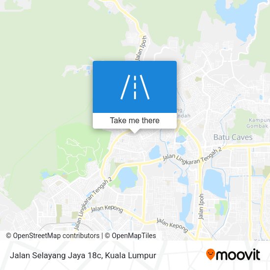 Jalan Selayang Jaya 18c map