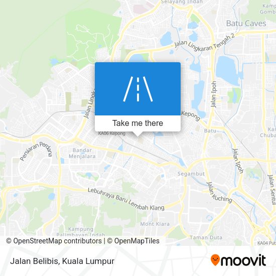 Peta Jalan Belibis