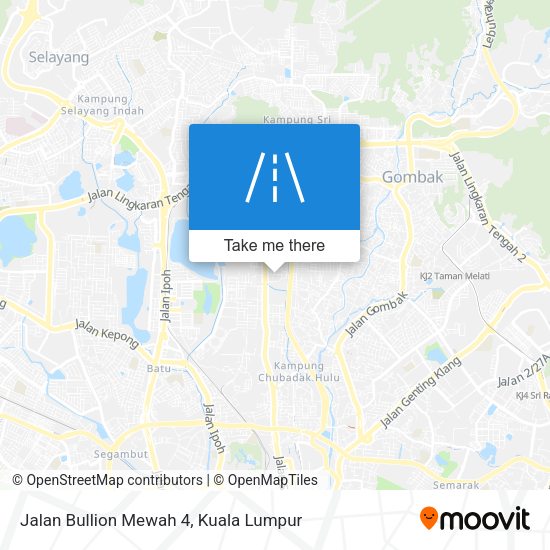 Jalan Bullion Mewah 4 map