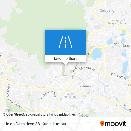 Peta Jalan Desa Jaya 38