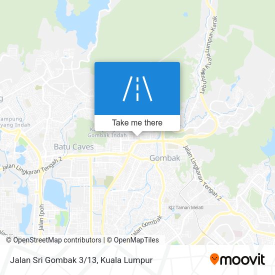 Jalan Sri Gombak 3/13 map