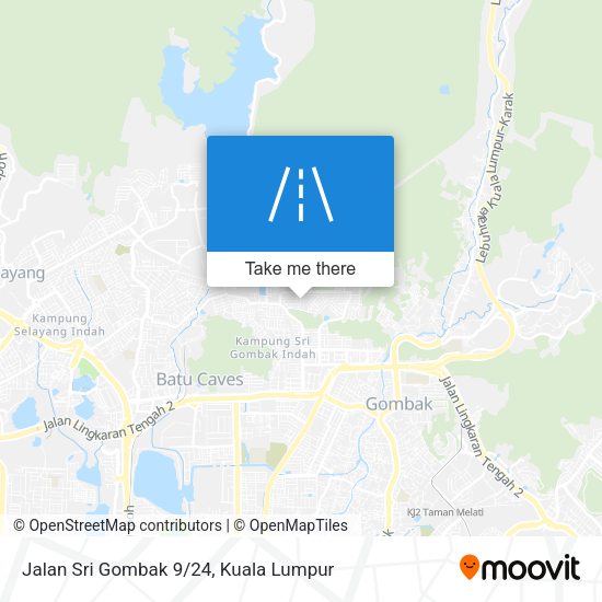 Peta Jalan Sri Gombak 9/24