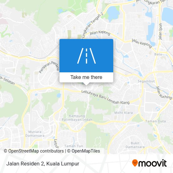 Peta Jalan Residen 2