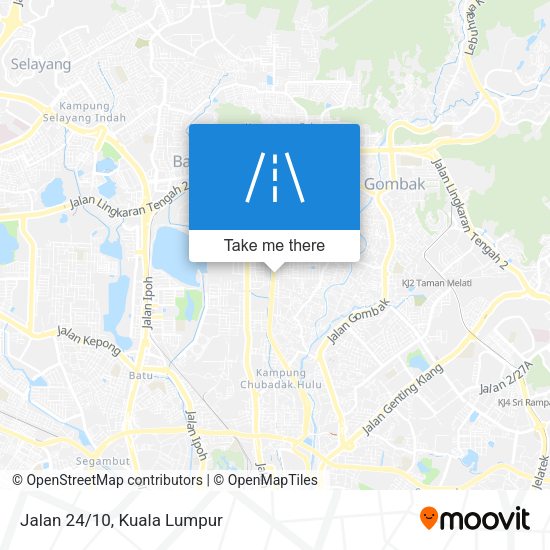 Jalan 24/10 map