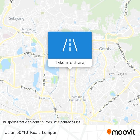 Jalan 50/10 map