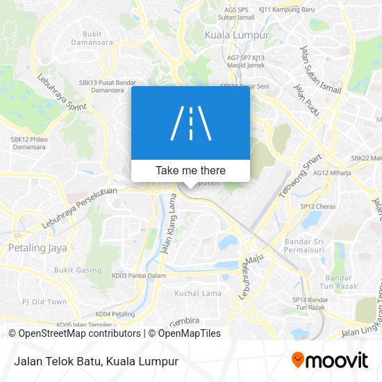 Jalan Telok Batu map