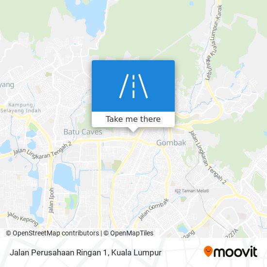 Jalan Perusahaan Ringan 1 map