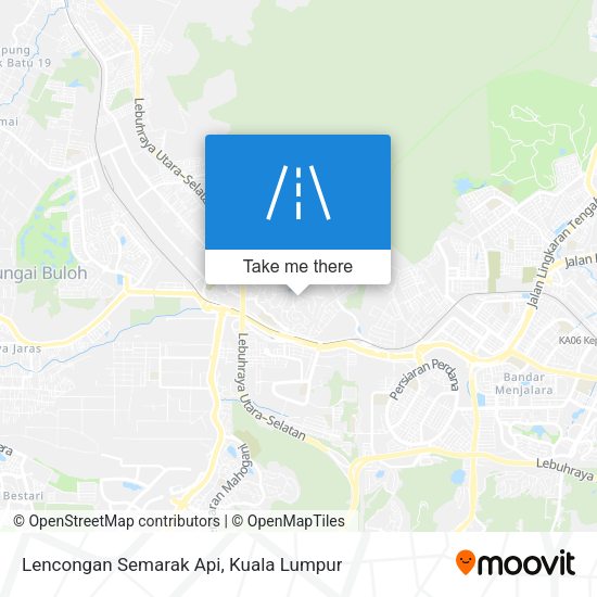 Lencongan Semarak Api map