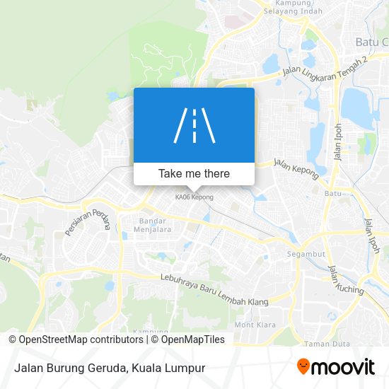 Peta Jalan Burung Geruda