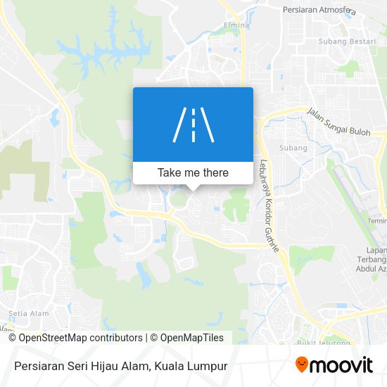 Persiaran Seri Hijau Alam map