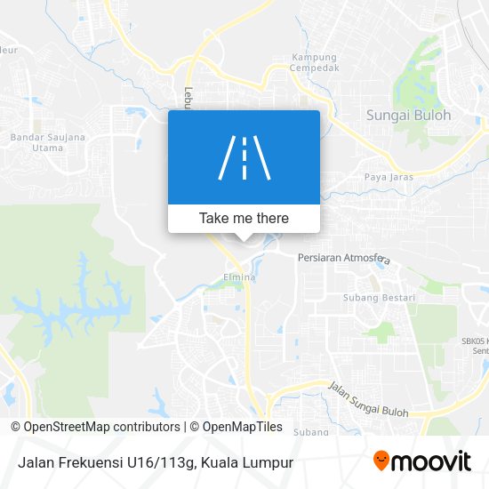 Jalan Frekuensi U16/113g map