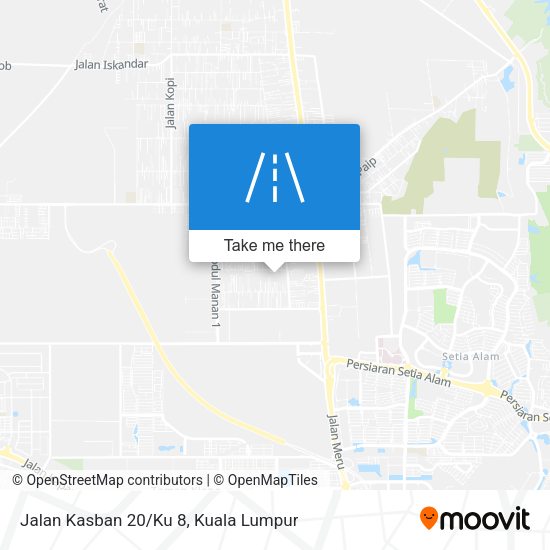 Jalan Kasban 20/Ku 8 map