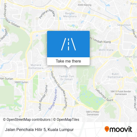 Jalan Penchala Hilir 5 map