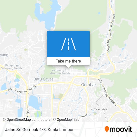 Jalan Sri Gombak 6/3 map