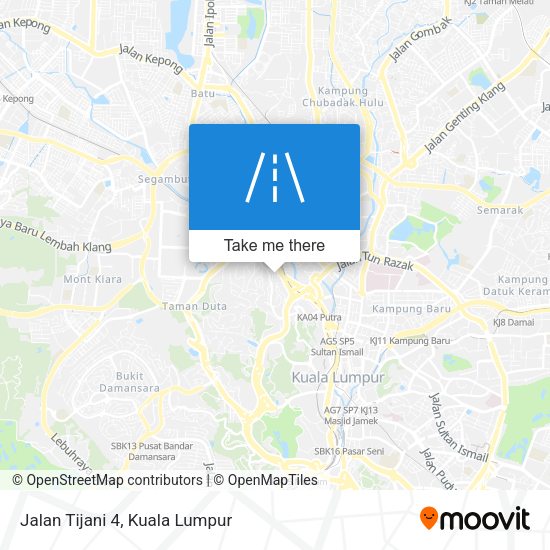 Peta Jalan Tijani 4