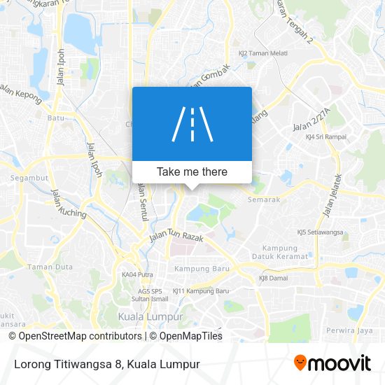 Lorong Titiwangsa 8 map