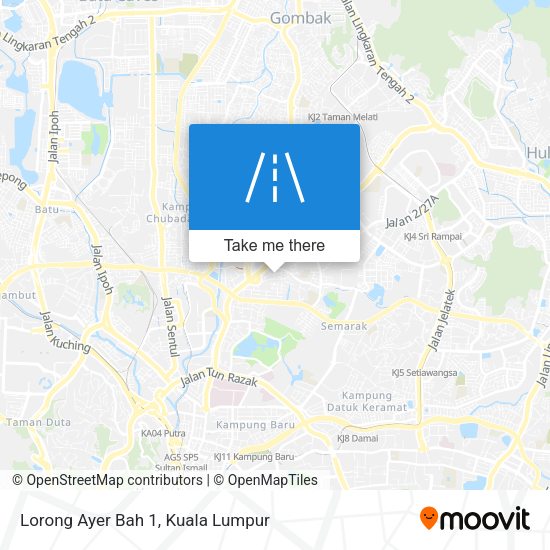 Lorong Ayer Bah 1 map