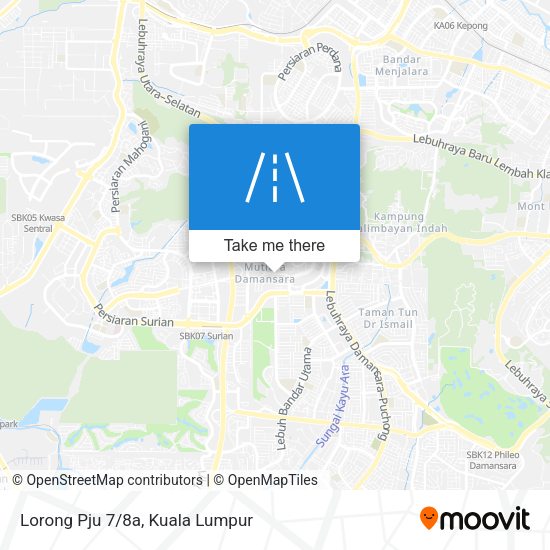 Peta Lorong Pju 7/8a