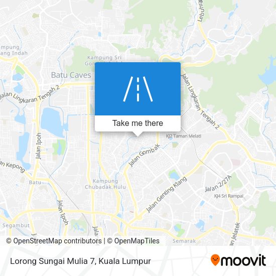 Peta Lorong Sungai Mulia 7