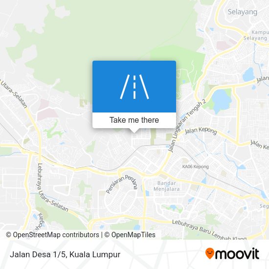 Peta Jalan Desa 1/5