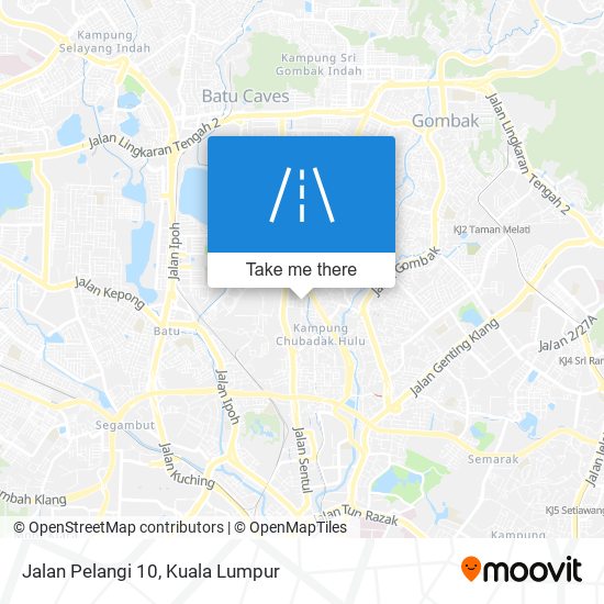 Jalan Pelangi 10 map