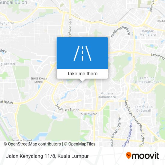 Jalan Kenyalang 11/8 map