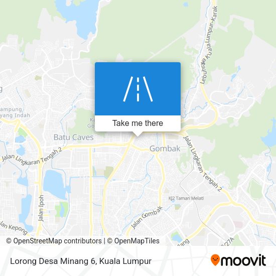 Lorong Desa Minang 6 map