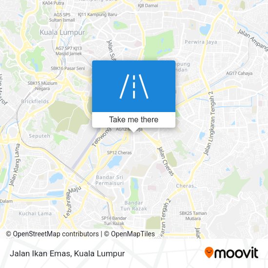 Peta Jalan Ikan Emas