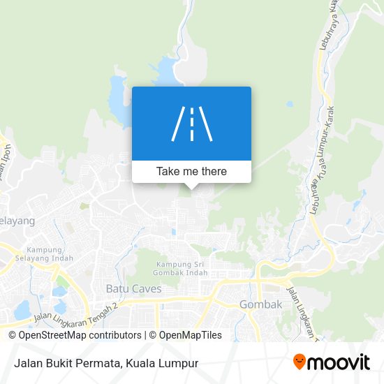 Peta Jalan Bukit Permata