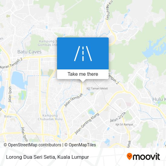 Peta Lorong Dua Seri Setia